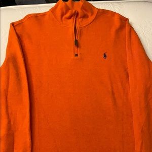 Polo Ralph Lauren 1/4 Zip Orange Sweater!